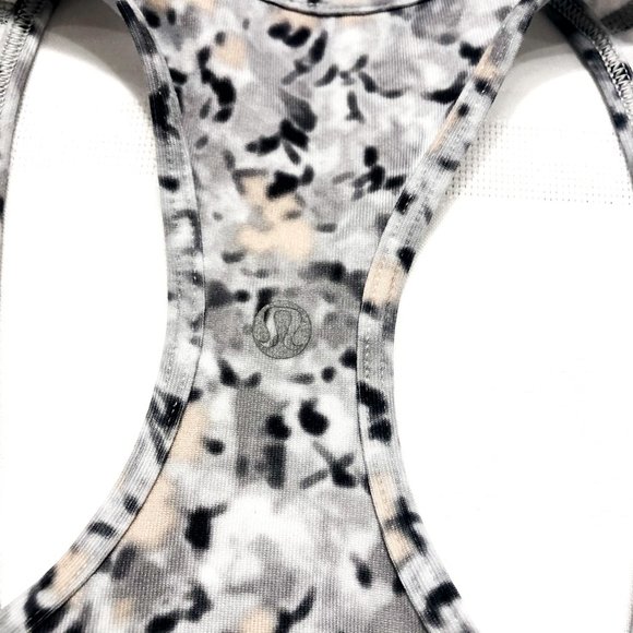 Lululemon | Grey Marble Racerback Tank - Picture 3 of 3